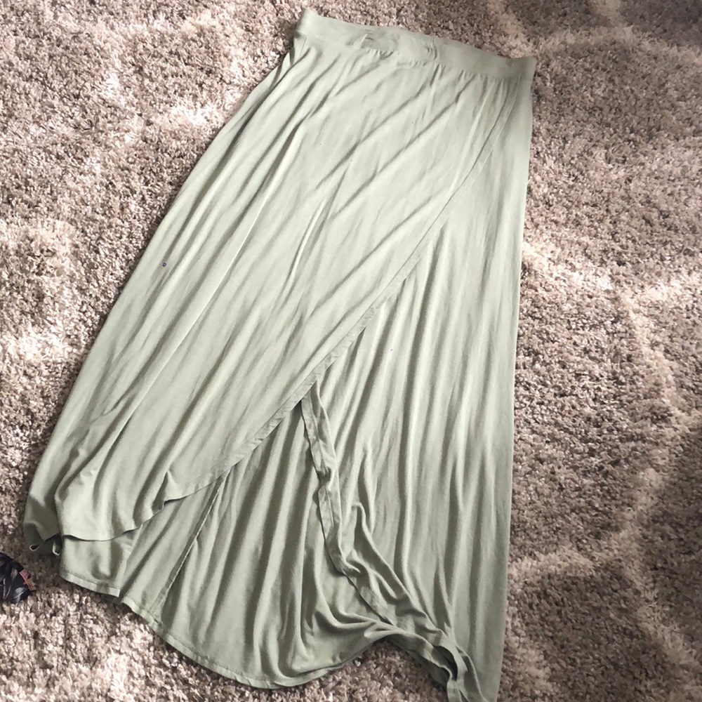 Maxi skirt with slit in front size xl